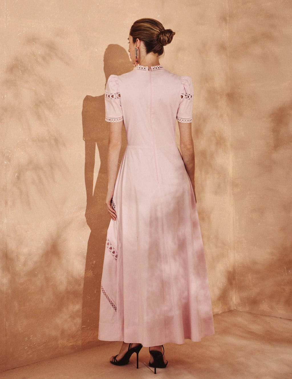 Vestido Tricoline Olivia Rosa