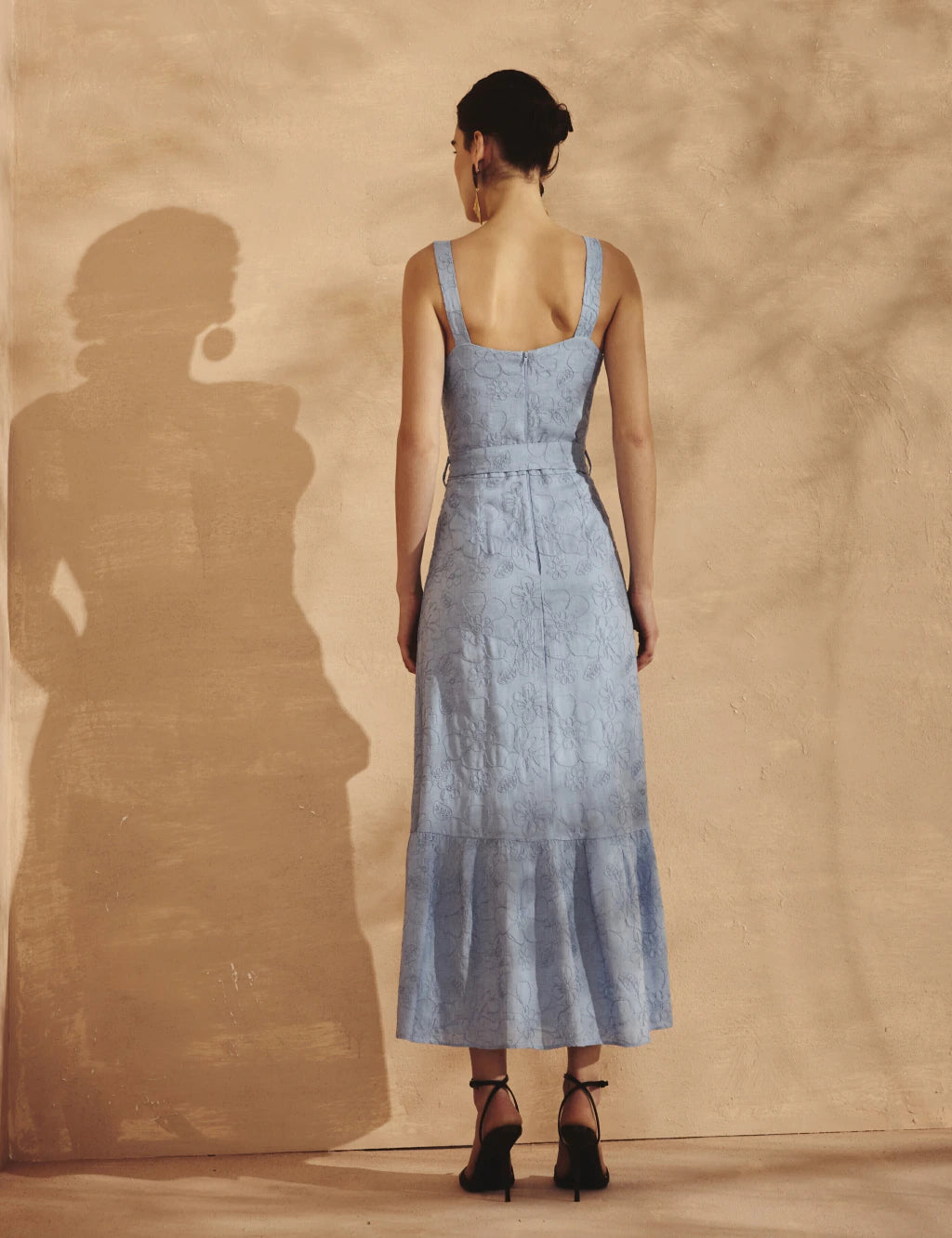 Vestido Viscose Celina Azul