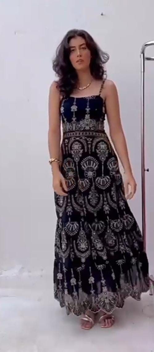 Vestido Longo Laise Branco - Wennancia