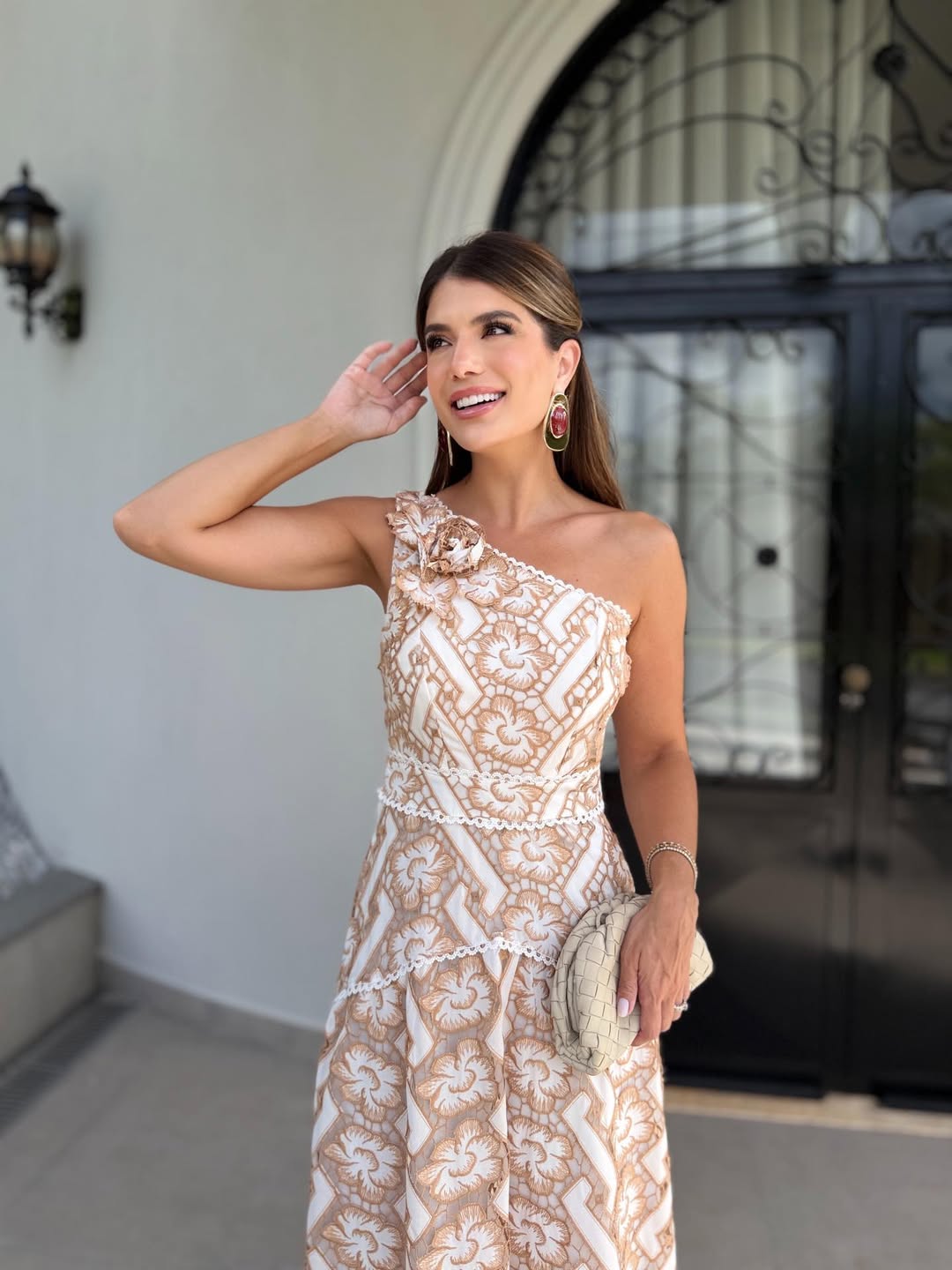 Vestido Mula Manca Laise Bordado