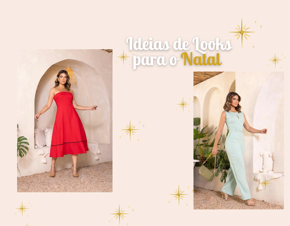 Inspire-se para o Natal com looks que unem tradição e modernidade. Aposte em conforto, elegância e cores festivas para celebrar com estilo.