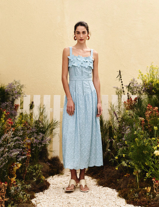 Vestido Laise Louise Azul