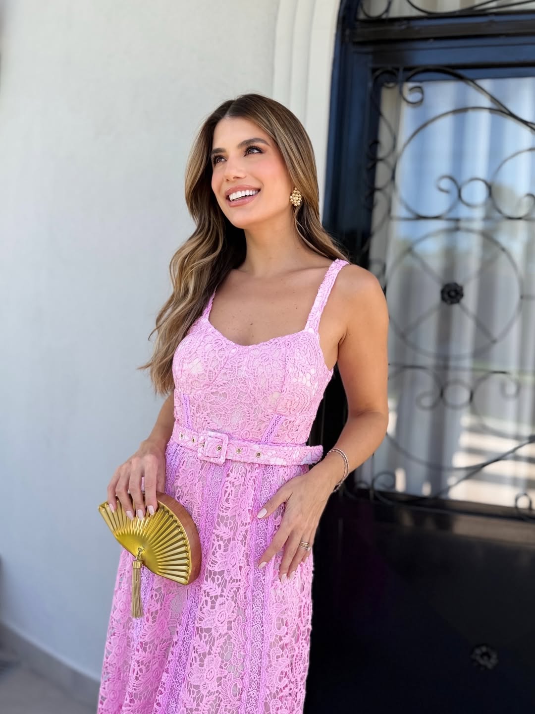 Vestido Longo em Guipir Wennancia