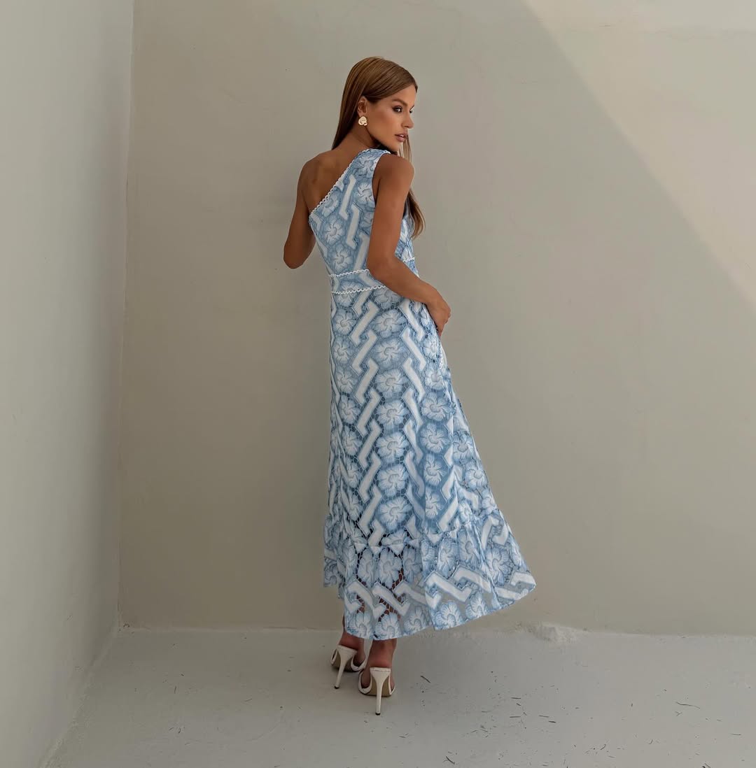 Vestido Mula Manca Laise Bordado