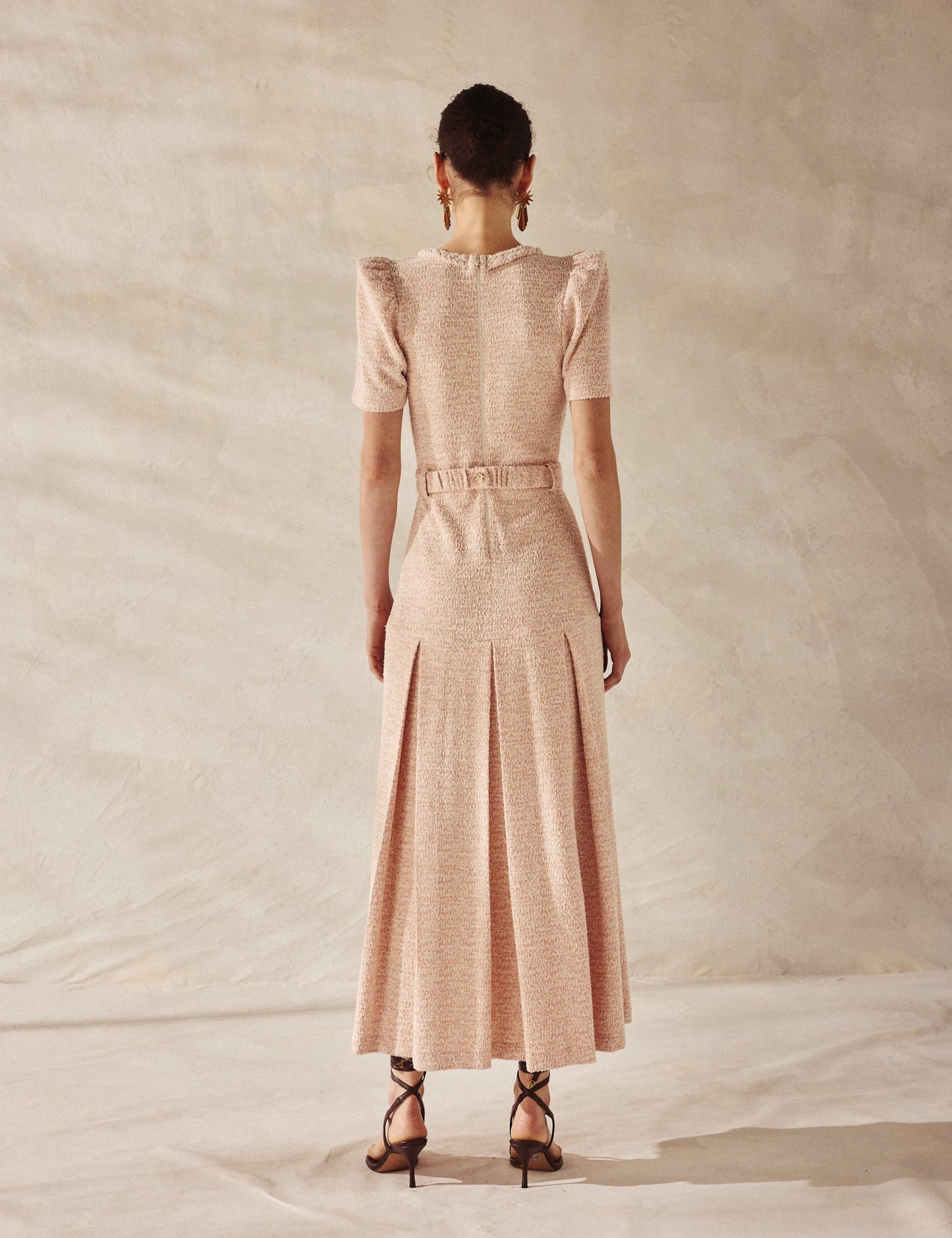 Vestido Tweed Amanda Rosa